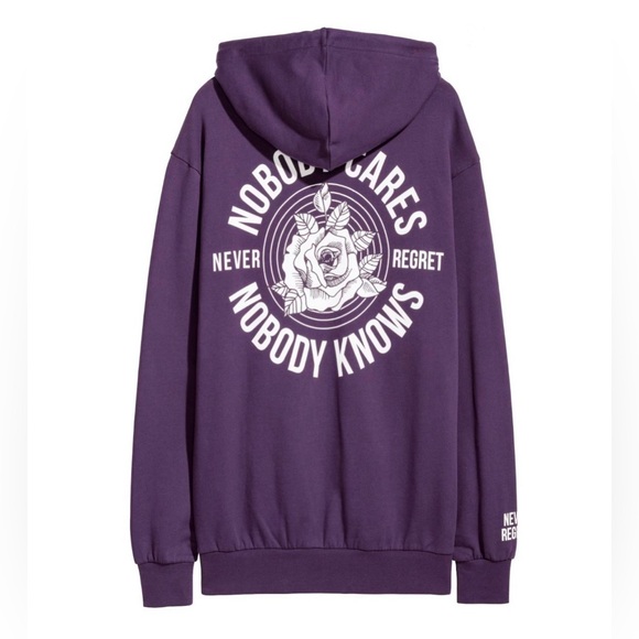 H&M “Nobody Cares” Hoodie - Picture 6 of 7